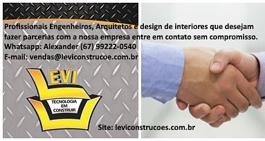 Parceria Levi construções.