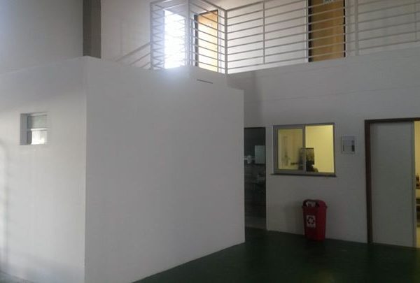 ETAPA CONCLUIDA, VESTIÁRIOS EM DRYWALL.